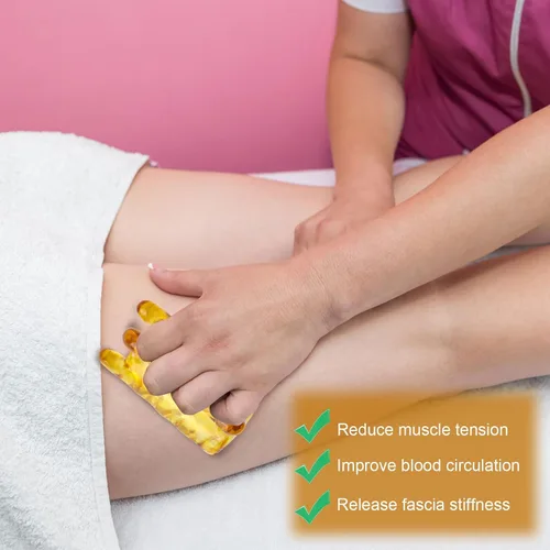 Miniatura 4 de lasuroa Herramienta de masaje grande para la celulitis, herramienta de masaje de celulitis de resina, masajeador de nudos musculares de mano