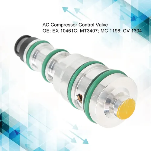 Miniatura 3 de EX 10461C Reemplazo de la válvula de control del compresor de CA para QX4 - Electroválvula de control de metal de alta sensibilidad, OE MT3407 MC