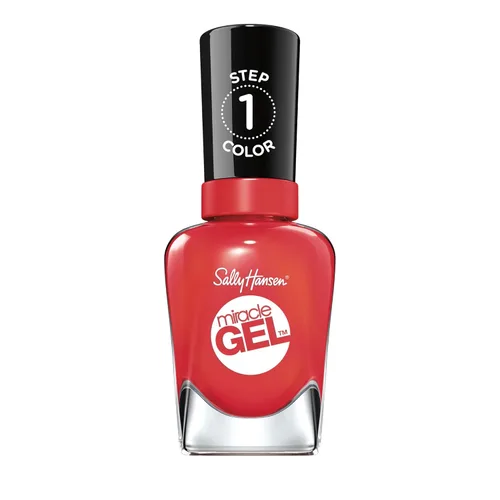 Miniatura 28 de Sally Hansen Miracle Gel Supercharged Pinks Esmalte de uñas Fórmula similar a gel de calidad de salón, sistema de dos pasos, no necesita luz UV
