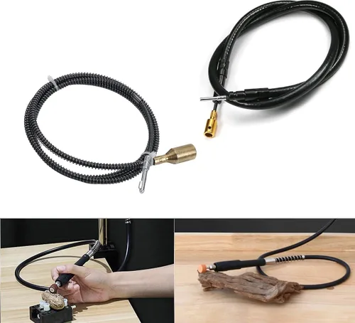 Miniatura 5 de Auniwaig Herramienta de accesorios de extensión de eje interior de eje flexible para amoladora de banco, herramienta compatible con amoladora