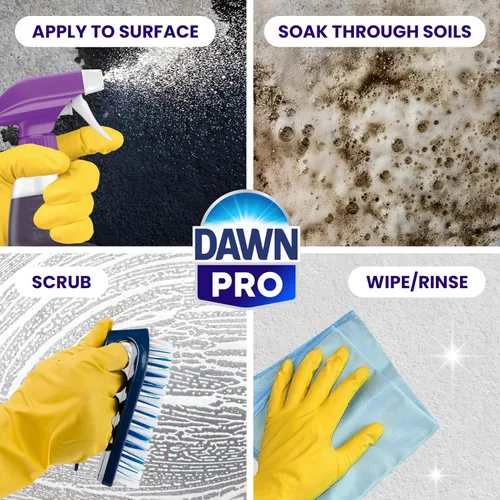 Miniatura 8 de Dawn PRO - Desengrasante industrial de superficie, espray espumoso a granel para limpiar la acumulación de grasa en cocinas comerciales, 32 onzas