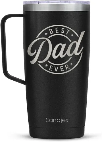 Miniatura 12 de SANDJEST Mejor Taza para Tía Taza de Tía con Asa 20oz Acero Inoxidable Taza de Café Aislada para Viaje Regalos para Tías de Sobrina Sobrino Regalo
