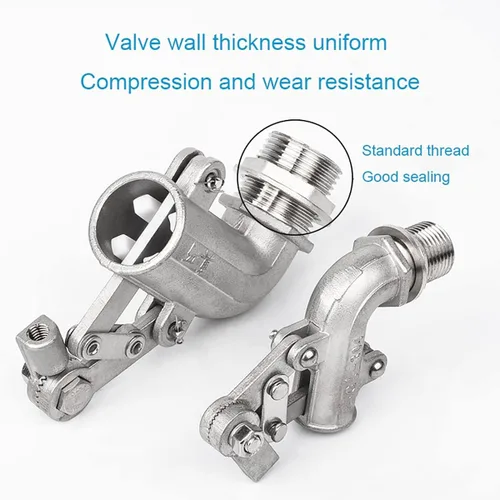 Miniatura 4 de Valve，Float Valve,Stainless Steel Floating Ball Float Valves, 1/2" 3/4" 1" 1-1/4" Water Tank Bend Elbow Floating Ball Valve, Adjustable Male Thread