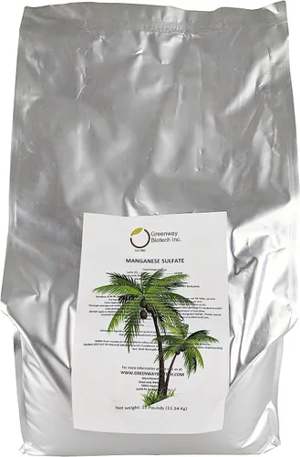Miniatura 3 de Greenway Biotech - Fertilizante monohidrato de sulfato de manganeso, 100% soluble en agua, contiene 31% de manganeso, ideal para agricultura