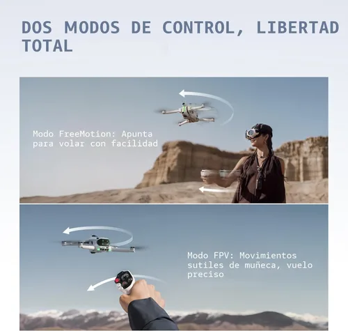 Miniatura 7 de Antigravity Paquete A1 Explorer (3 baterías) – Drone 8K 360 para vuelo inmersivo, control de movimiento de punto a vuelo, evitación de obstáculos