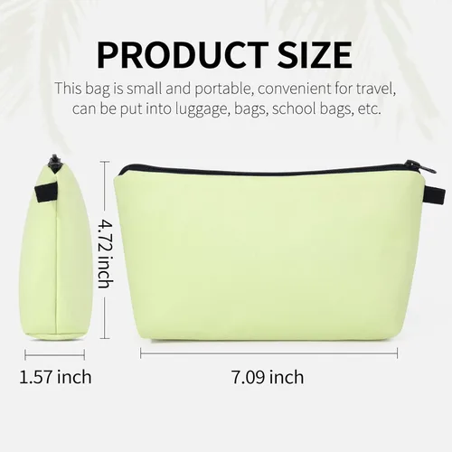 Miniatura 2 de MAGEFY 5 piezas Bolsa de maquillaje grande Estuche de maquillaje pequeño Bolso de maquillaje para bolso Bolso cosmético de viaje para mujer
