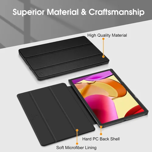 Miniatura 8 de Fintie Funda delgada para tableta Amazon Fire Max 11 (13ª generación, versión 2023) – Funda rígida de triple pliegue ligera con función de encendido