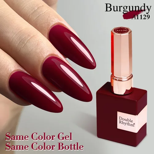 Miniatura 3 de Double Rhythm 15ml de esmalte de uñas en gel, color puro, mismo color, misma botella, esmalte de uñas de remoción para arte de manicura en salón
