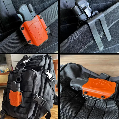 Miniatura 5 de Funda multiherramienta para LEATHERMAN Wave - Funda para cinturón con clip compatible con MOLLE