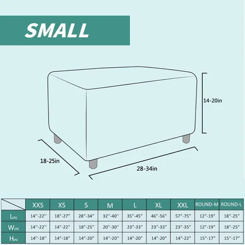 Miniatura 6 de YEMYHOM - Funda de otomano