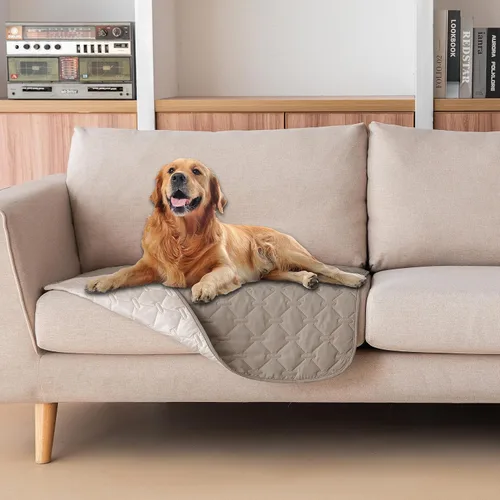 Miniatura 101 de gogobunny Manta 100% Impermeable de Doble Cara para Perros, Cubierta Suave para Cama de Mascotas, Reversible, Protege Muebles, Sillón, Sofá, Coche