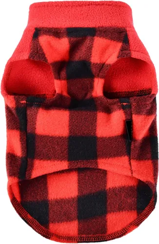 Miniatura 6 de Ropa de invierno para perro, chaleco de forro polar para perro, chaleco cálido y suave para perros pequeños y gatos, ropa para cachorros, gatitos