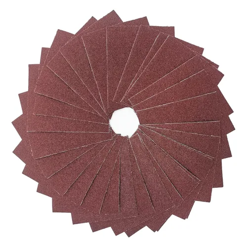 Miniatura 8 de 1/4 Hoja de papel de lija de 4.5 x 5.5 pulgadas, papel de lija húmedo y seco, 30 piezas de hojas de lija para lijadoras de palma, lijado manual