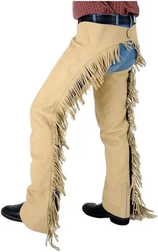 Miniatura 2 de Tough 1 Lujo Sintético Gamuza Western Show Chap
