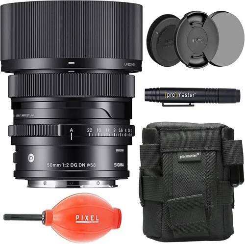 Miniatura 3 de Sigma 1.969 in f/2 DG DN - Lente contemporánea para montura Leica L con accesorios avanzados y paquete de viaje 314969 Lente sigma Leica L