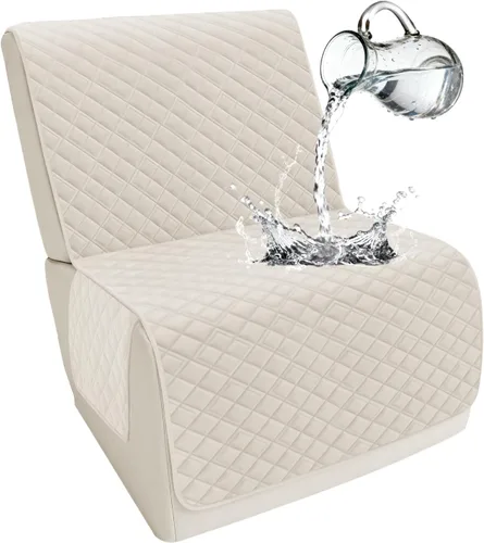 Miniatura 19 de Arfntevss Fundas para sofá seccional reclinable para sofá seccional en forma de L, funda antideslizante lavable para sofá reclinable con forma de L