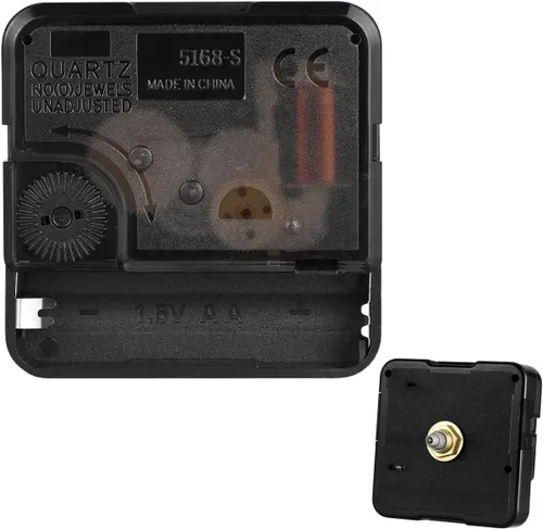 ULTNICE Mecanismo de reemplazo de movimiento de reloj de cuarzo con manecillas | Kit de mecanismo de reloj para reparación de relojes de pared |
