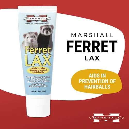 Miniatura 2 de Marshall Ferret Lax - Remedio de bola de pelo y obstrucción para hurones, 3 onzas