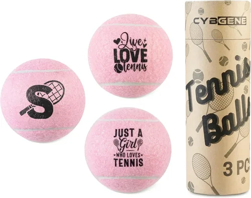 Miniatura 7 de Regalos de tenis, pelota de tenis personalizada, juego de 3 pelotas de tenis únicas con paquete de regalo, perfecto para compañeros de equipo de Men
