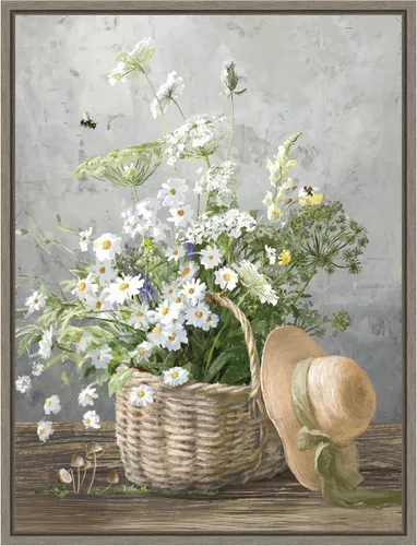Miniatura 10 de Amanti Art Lienzo enmarcado para pared, 24 x 18 pulgadas, casa de campo de jardinería III por Danhui Nai, lienzo enmarcado para pared, obras de arte