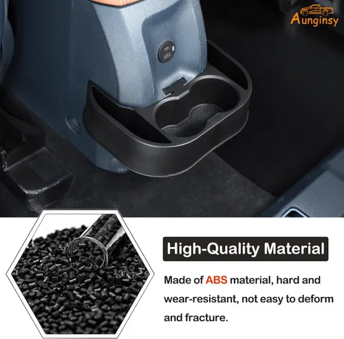 Miniatura 7 de Bandeja organizadora expansora para portavasos trasero de automóvil compatible con Ford Maverick 2022-2026, soporte de doble taza trasero
