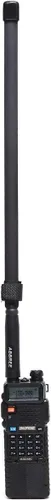 Miniatura 7 de ABBREE SMA-Hembra Antena de Radio Ham VHF/UHF 18.8-pulgadas 144/430MHz de Alta Ganancia Plegable CS Táctica Antena para Baofeng UV-5R Mini BF-F8HP