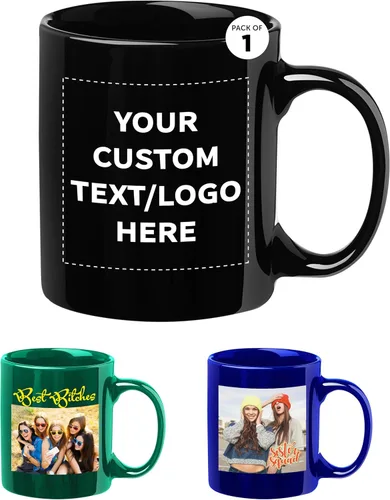 Miniatura 17 de Tazas de café de cerámica personalizadas para el Día del Padre, 11 onzas, juego de 10/50/100, paquete personalizado a granel, juego de tazas de café