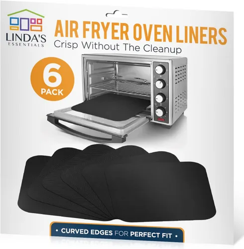 Miniatura 13 de Revestimientos para horno tostador para la parte inferior del horno (paquete de 4) revestimientos reutilizables antiadherentes resistentes al calor