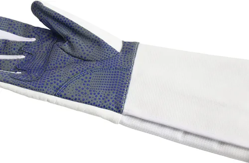 Miniatura 7 de LEONARK Guantes acolchados de esgrima para espada y sable de aluminio, manoplas de cuero para práctica de esgrima y combate, 1 paquete