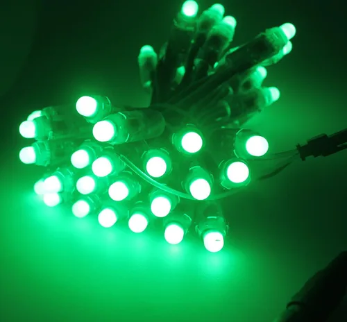 Miniatura 9 de WS2811 Pixeles Digital direccionable Luces LED en tira, impermeables, RGB a todo color, 12 mm, DC 5V (DC5V 50 piezas)