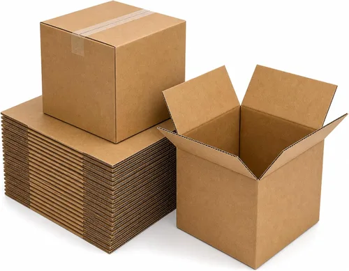 Miniatura 35 de Cajas de envío pequeñas de 6 x 4 x 3 pulgadas, cajas de cartón corrugado negro (paquete de 20) para correo, embalaje, pequeñas empresas y embalaje