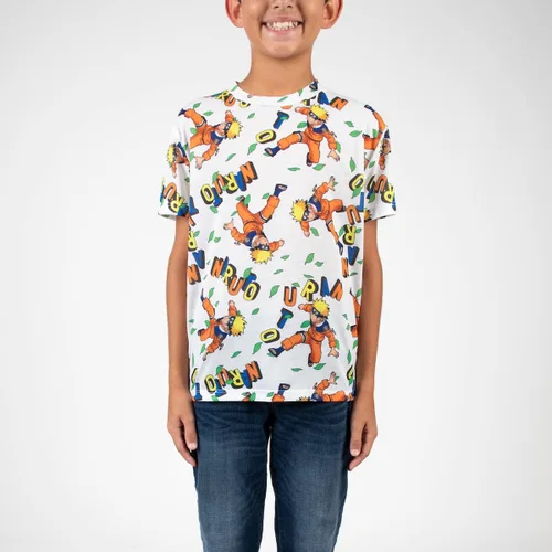 Miniatura 2 de Naruto Uzumaki - Camisetas de manga corta con cuello redondo para niño (4 unidades)