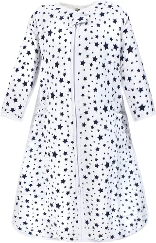 Miniatura 18 de Hudson Baby Saco de dormir unisex de muselina de manga larga para bebé, manta portátil, saco de dormir color fantasía (Modern Safari)