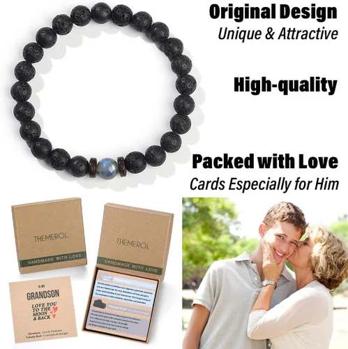 Miniatura 7 de Unique Bracelet Gifts To Son Grandson Dad Boyfriend Husband Brother Nephew Uncle Grandpa
