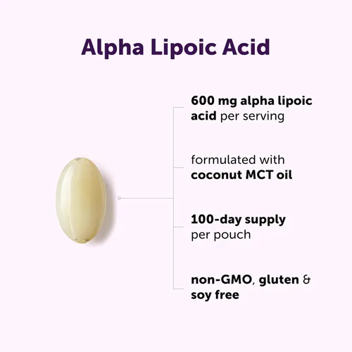 Miniatura 3 de Micro Ingredients Ácido alfa lipoico de 600 mg con aceite MCT, 300 cápsulas blandas Suplemento ALA para hígado, antioxidantes, nervio, apoyo a