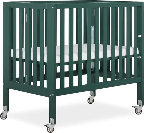 Miniatura 10 de Dream On Me Jett Portable Mini Crib, Non-Full Size Baby Crib for Small Spaces, 3 Mattress Heights, Compact Travel Design, Includes Mattress