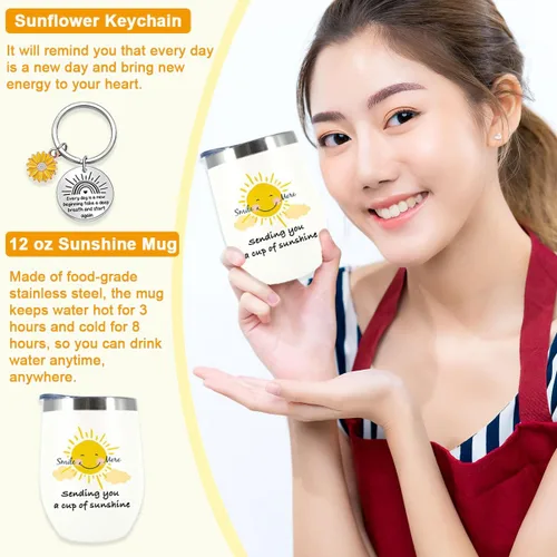 Miniatura 6 de Regalos Get Well Soon para mujeres, cesta de regalo de 14 piezas Get Well Soon después de la cirugía, paquete de cuidado para mujeres, regalos