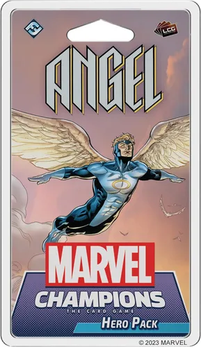 Marvel Champions The Card Game Angel Hero PACK – Juego de estrategia de superhéroes, juego cooperativo para niños y adultos, mayores de 14 años, 1-4