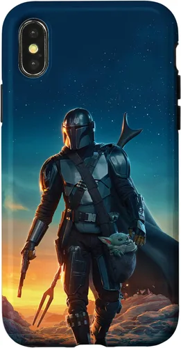 Miniatura 5 de iPhone 11 Pro Max Star Wars The Mandalorian and Grogu Sunset Poster Case