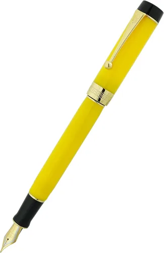 Miniatura 10 de Jinhao 100 - Pluma estilográfica de estilo clásico en celuloide, instrumento de escritura suave con punta #6, juego de pluma con convertidor