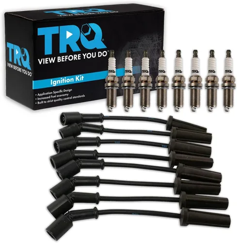 Miniatura 69 de Kit de bujías de chispa TRQ 5 piezas de bujías de iridio Compatible con Acura Integra 1992-2001 1999-2000 Honda Civic 1994-1995 Civic del Sol