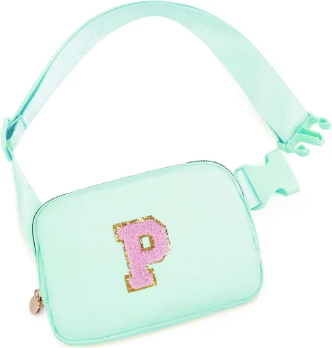 Miniatura 105 de Bolsa de cinturón para niñas y mujeres, bolsas cruzadas, riñonera, riñonera personalizada, Negro, Small