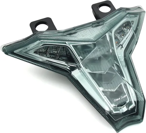 Miniatura 3 de Luz Trasera LED Integrada Señal de Freno y Giro para KAWASAKI 2019-2023 ZX-6R(636)/2014-2024 Z1000 ZX-10R ZX-10RR (Lente Verde Menta)