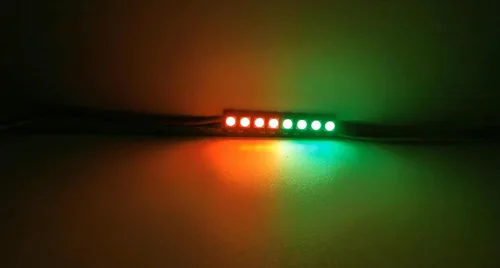 Miniatura 5 de 10PCS 8 RGB LED Stick 8 X WS2812B 5050 RGB LED con controladores integrados para Arduino Raspberry Pi DC4-7V