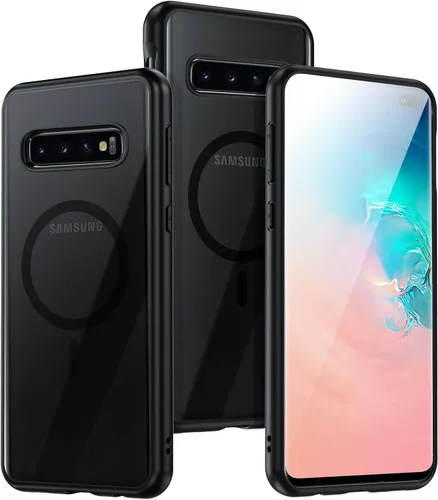Miniatura 11 de Funda magnética para Samsung Galaxy Note 10 Plus/Note 10+ (6.8 pulgadas) [compatible con Magsafe] parachoques de TPU suave + parte trasera Negro