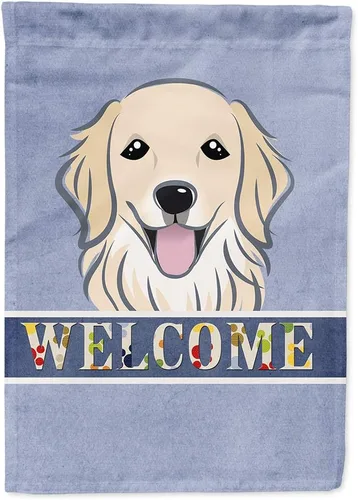 Miniatura 82 de Caroline's Treasures BB1405GF Bandera de jardín de bienvenida de bulldog inglés, Bandera de buzón azul, bandera decorativa para el patio, obra