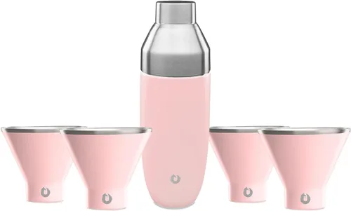 Miniatura 17 de SNOWFOX Juego de 2 vasos de Martini de acero inoxidable con aislamiento al vacío de alta calidad, Martinis Stay Icy Cold, copas de cóctel sin tallo