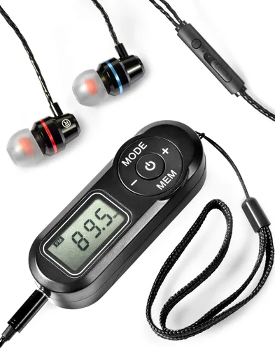 Radio portátil, sintonizador digital ZHIWHIS FM con la mejor recepción, receptor de transistor de bolsillo con sonido estéreo, walkmen a batería con