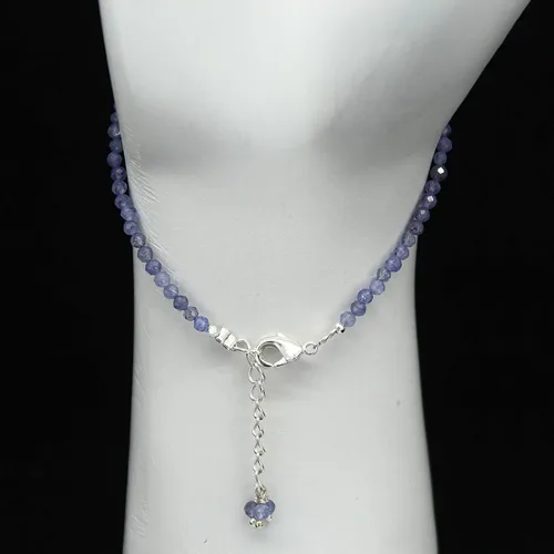 Miniatura 88 de Gempires - Pulseras de cuentas de piedras preciosas hechas a mano, ligeras, de cristal, para uso diario, hipoalergénicas, de 8 pulgadas, chapadas
