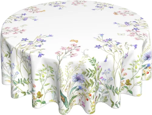 Miniatura 44 de BETGINY 4th of July Tablecloth Square 60x60 Inch,White Red Blue Patriotic Stars Table Cloth,Stain Resistance Polyester American Independence Day